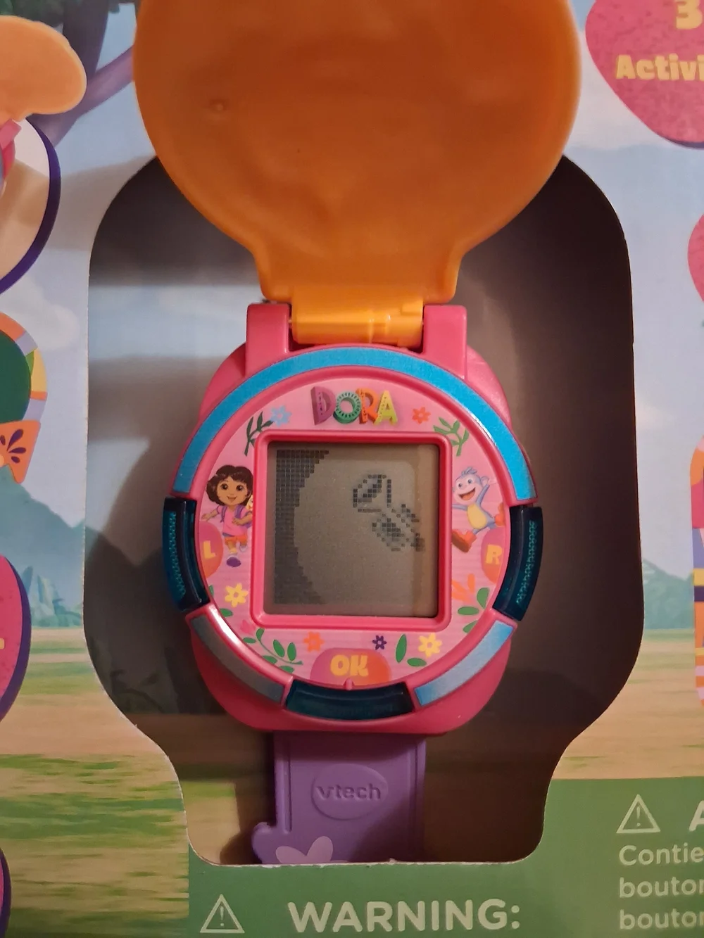 VTech Dora Time for Learning Adventure Watch - Yellow and Pink